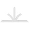 Ekena Millwork Richland Architectural Grade PVC Gable Bracket, 96"W x 52"H x 4"D x 6"F, 13/12 Pitch GBP096X52X0406RIC00 - alternate 2
